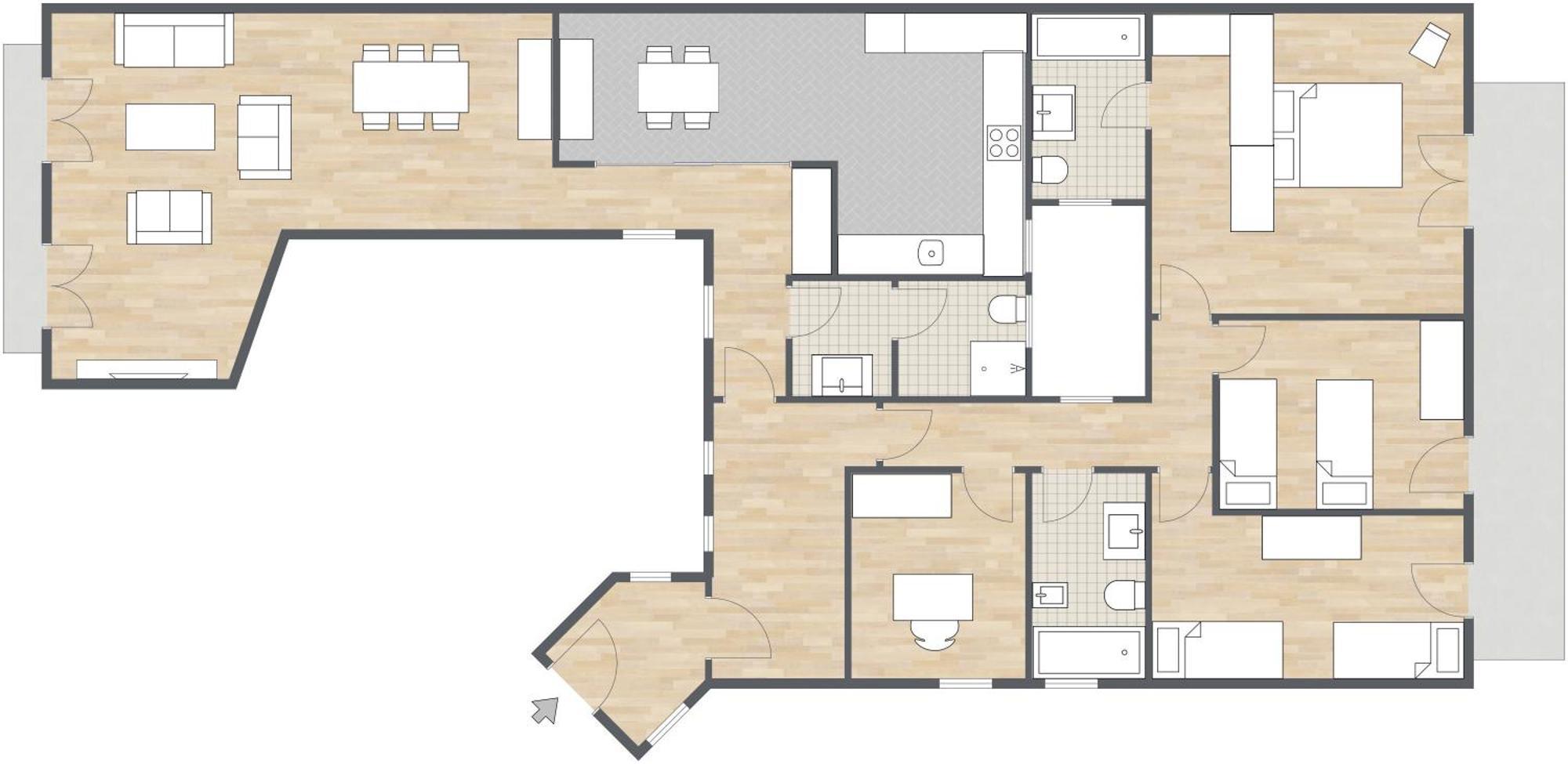 ברצלונה Aspasios Rambla Catalunya Apartments חדר תמונה